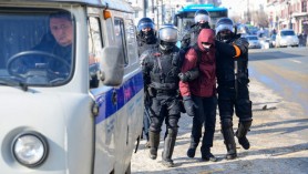Noi proteste în Rusia împotriva lui Putin. Susținătorii lui Navalnîi au ieșit în stradă la -13 grade Celsius